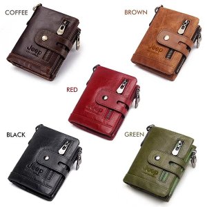 Genuine Leather Male Wallet