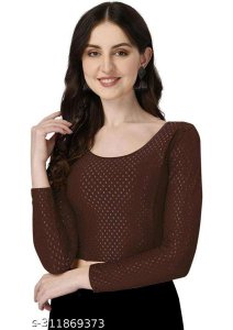 Dobby Cotton Stretchable Blouse