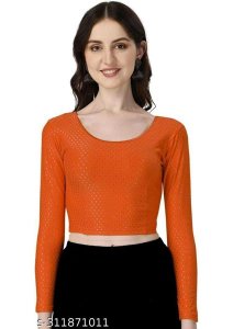 Dobby Cotton Stretchable Blouse